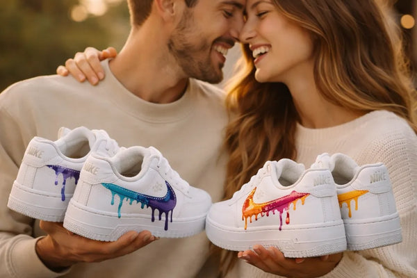Sneakers personnalisées pour cadeaux de couple