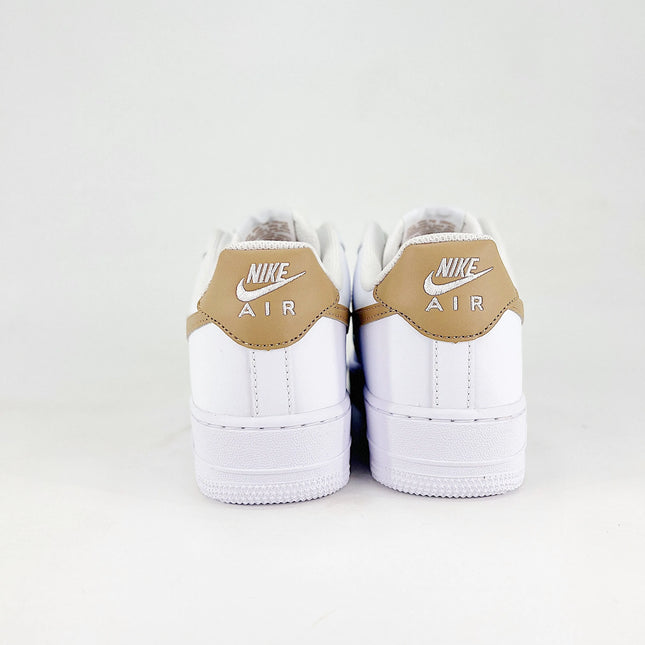 Nike AF1 Blanc et Or