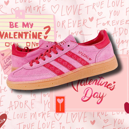 paire de Adidas Spezial personnalisée pour la saint valentin