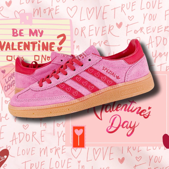 paire de Adidas Spezial personnalisée pour la saint valentin