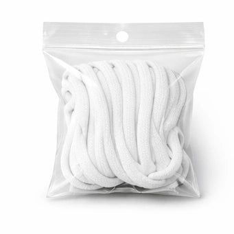 Lacet blanc pour basket personnalisée sneakbox sur mesure