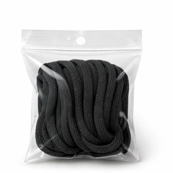 Lacet noir pour basket et sneakers personnalisées sur mesure sneakbox