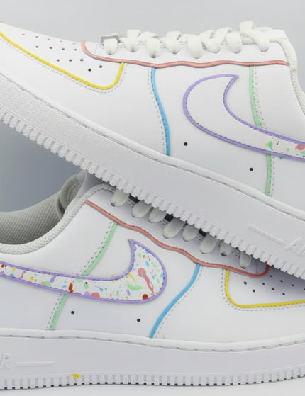 Sneaker AF1 personnalisée couleurs pastels